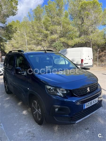 Azul Usado 2019 Peugeot Rifter GT-line Monovolumen | 10.200 € (Super precio) - Imagen 1/4