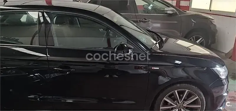 Usado Audi A1 Sportback S-Line 90 CV (66 kW) 2015 Negro Utilitario