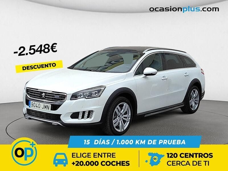 Usado Peugeot 508 RXH 180 CV (132 kW) 2016 Blanco Familiar