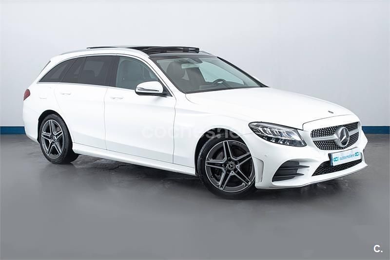 Blanco Usado 2021 Mercedes C200 Familiar | 38.500 € (Caro) - Imagen 1/4