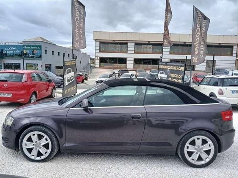 Usado Audi A3 Cabriolet Ambition 105 CV (77 kW) 2009 Gris Descapotable