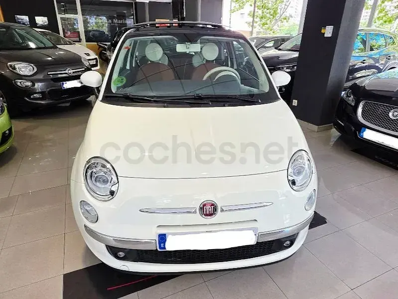 Usado Fiat 500 Lounge 69 CV (50 kW) 2011 Blanco Berlina