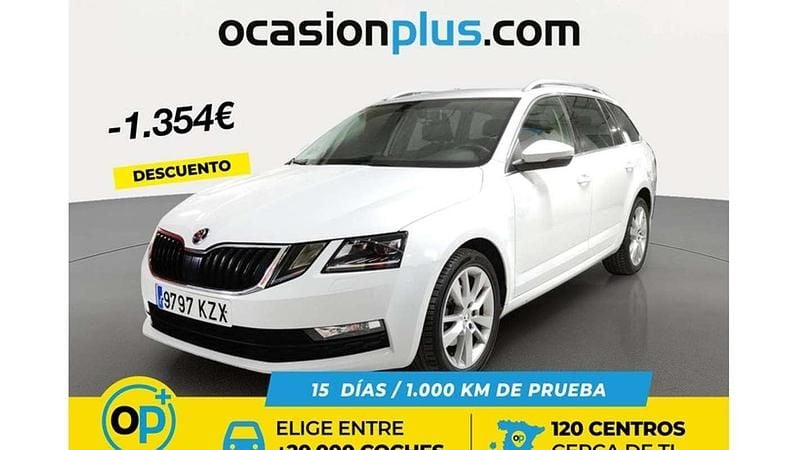 Usado Skoda Octavia Ambition 116 CV (85 kW) 2019 Blanco Familiar