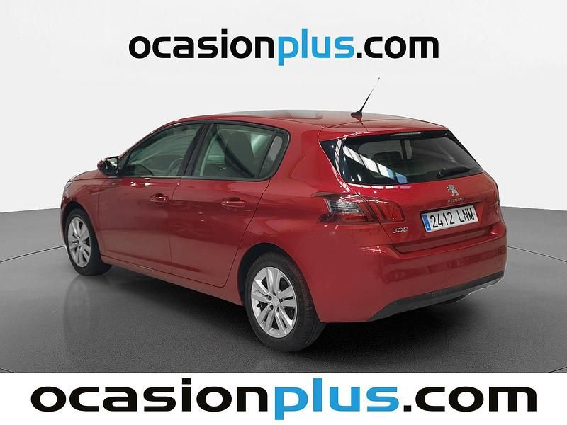 Usado Peugeot 308 Active 131 CV (96 kW) 2021 Rojo Utilitario