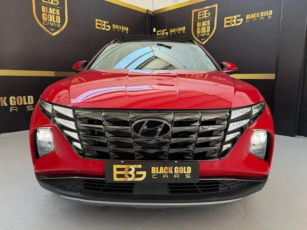 Begagnad Hyundai Tucson N Line 230 HK (169 kW) 2021 Röd SUV