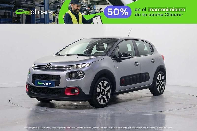 Usado Citroën C3 Feel 82 CV (60 kW) 2019 Gris Utilitario