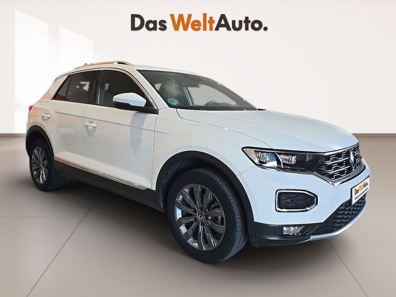 Blanco Usado 2021 VW T-Roc Sportline SUV | 22.490 € (Precio justo) - Imagen 1/4