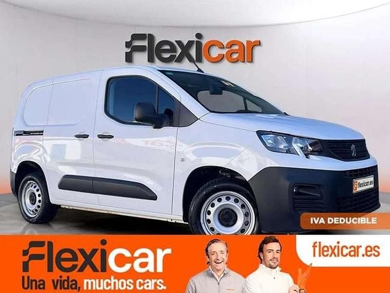 Blanco Usado 2021 Peugeot Partner S Monovolumen | 10.890 € (Buen precio) - Imagen 1/4