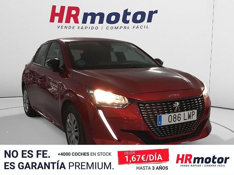 Usado Peugeot 208 Active 75 CV (55 kW) 2022 Rojo Utilitario