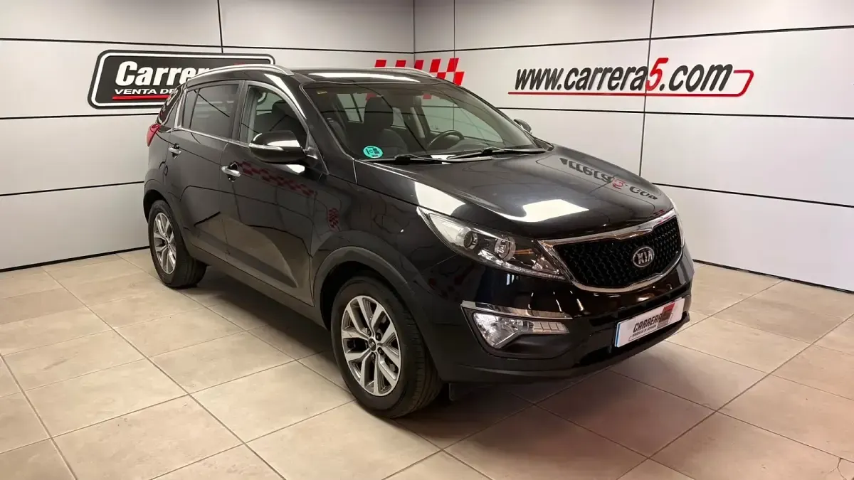 Usado Kia Sportage 115 CV (84 kW) 2016 Negro SUV