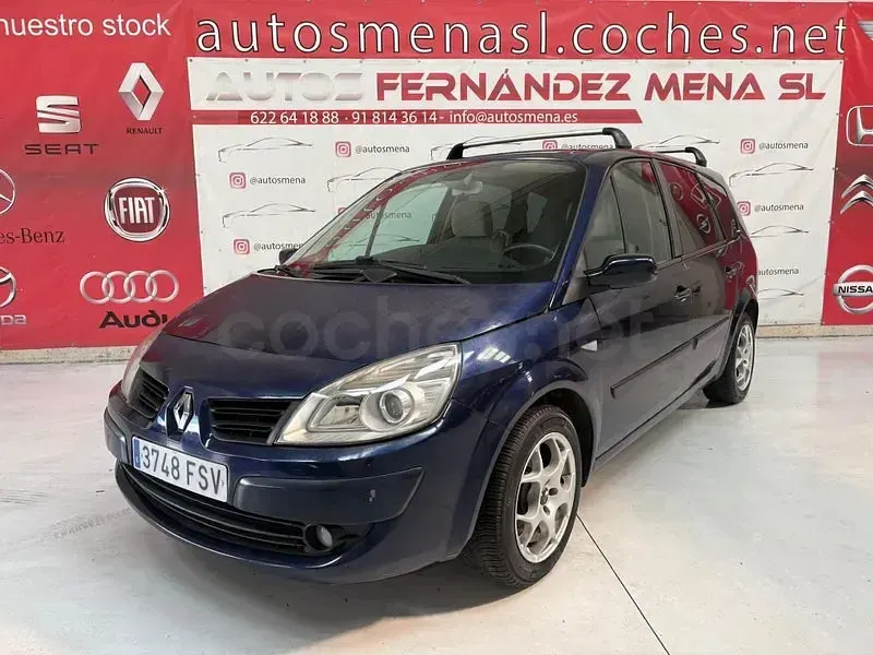 Usado Renault Grand Scénic II Expression 110 CV (80 kW) 2007 Azul Monovolumen