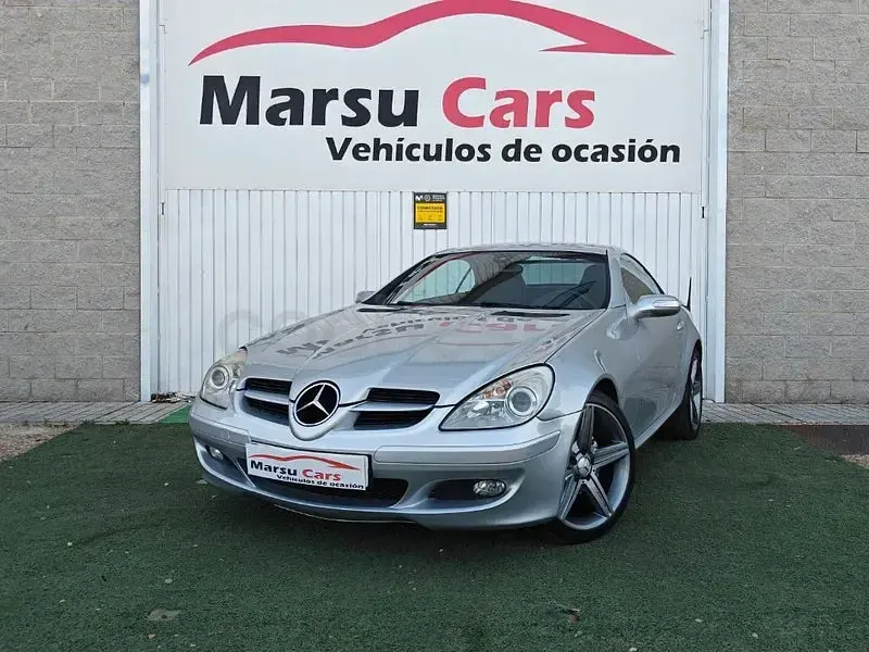 Usado Mercedes SLK200 163 CV (119 kW) 2006 Gris / plata Descapotable