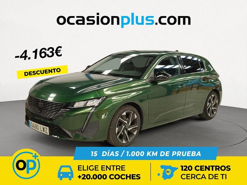 Usado Peugeot 308 Allure 130 CV (95 kW) 2022 Verde Berlina