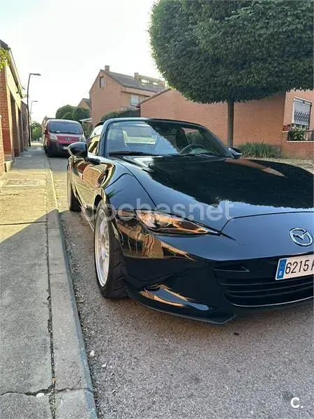 Usado Mazda MX5 Edition 160 CV (117 kW) 2018 Negro Descapotable