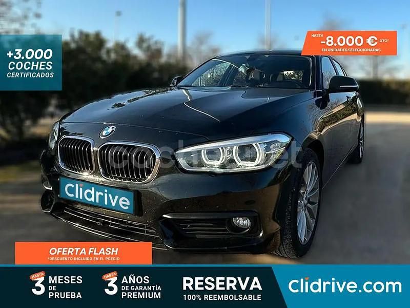 Usado BMW 116 Efficient Dynamics 116 CV (85 kW) 2016 Negro Utilitario