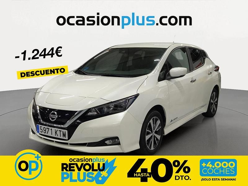 Usado Nissan Leaf Acenta 110 kW (150 CV) 2019 Blanco Utilitario