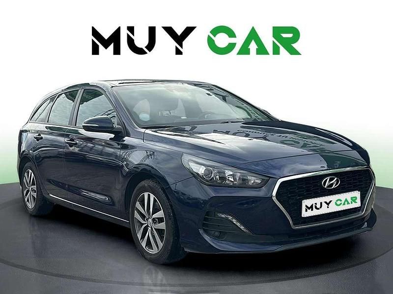 Azul Usado 2019 Hyundai i30 GO! Familiar | 12.490 € (Precio justo) - Imagen 1/4