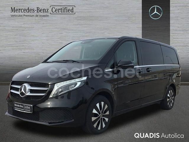 Negro Usado 2022 Mercedes V220 Avantgarde Monovolumen | 56.975 € (Caro) - Imagen 1/4