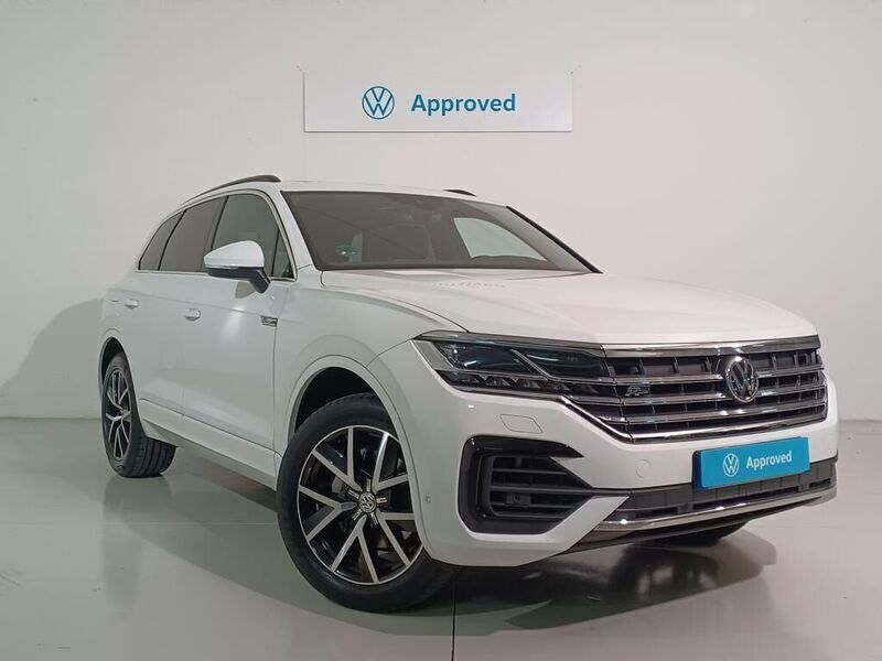 Blanco Usado 2019 VW Touareg R-line SUV | 45.900 € (Precio justo) - Imagen 1/4