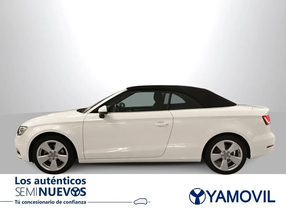 Usado Audi A3 Ambition 110 CV (80 kW) 2015 Blanco Descapotable