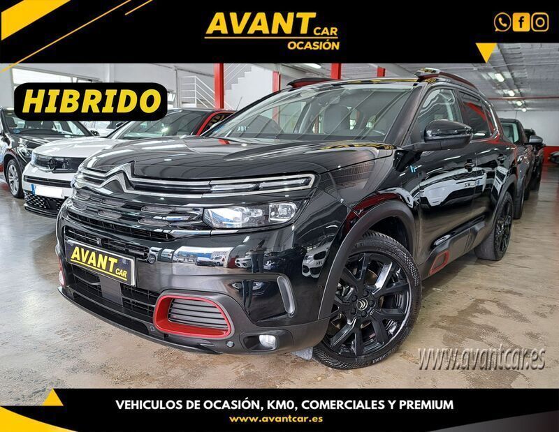 Negro Usado 2021 Citroën C5 Aircross Shine SUV | 17.900 € (Buen precio) - Imagen 1/4