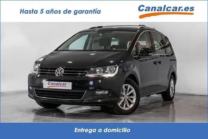 Usado VW Sharan Advance 150 CV (110 kW) 2016 Negro Monovolumen