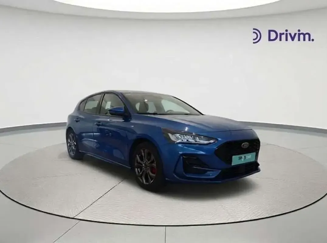 Usado Ford Focus ST-Line 125 CV (91 kW) 2022 Azul Utilitario