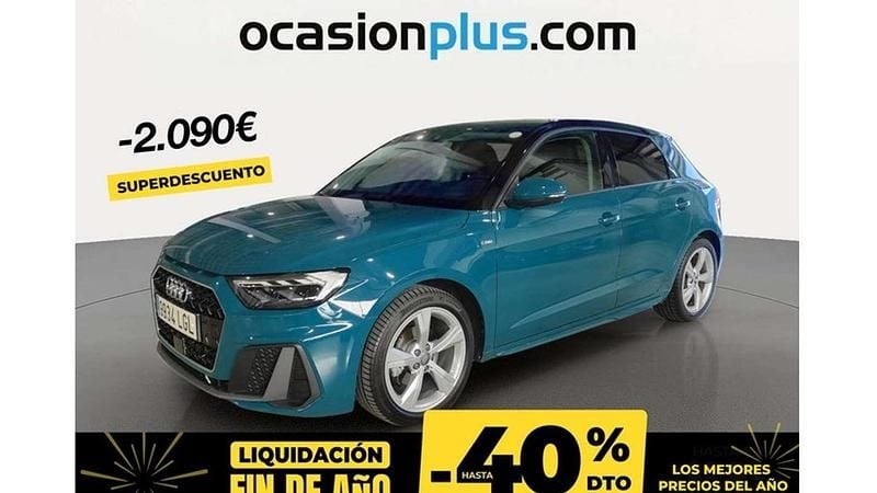 Verde Usado 2020 Audi A1 Sportback S-Line Utilitario | 17.900 € (Buen precio) - Imagen 1/4