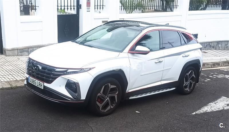 Blanco Usado 2021 Hyundai Tucson SUV | 25.990 € (Buen precio) - Imagen 1/4