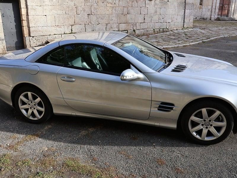 Usado Mercedes SL350 245 CV (180 kW) 2003 Gris / plata Descapotable