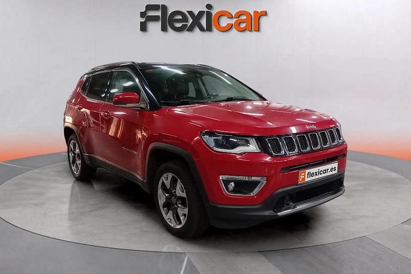 Rojo Usado 2018 Jeep Compass Limited SUV | 13.990 € - Imagen 1/4