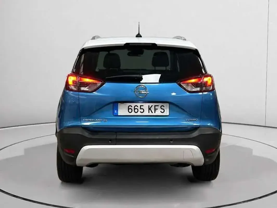 Usado Opel Crossland X Excellence 110 HP (80 kW) 2017 Azul SUV