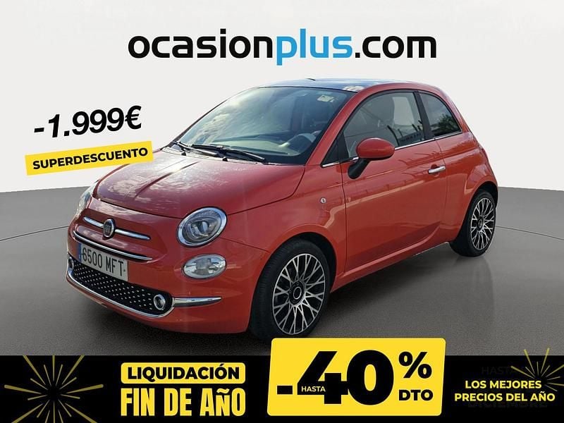 Naranja Usado 2023 Fiat 500 Dolcevita Utilitario | 10.990 € (Precio justo) - Imagen 1/4