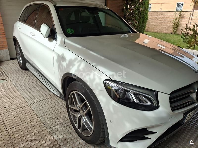 Usado Mercedes GLC250 AMG line 204 CV (150 kW) 2016 Blanco SUV