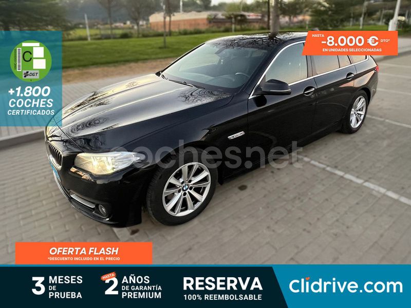Negro Usado 2016 BMW 520 Familiar | 19.890 € (Precio justo) - Imagen 1/3