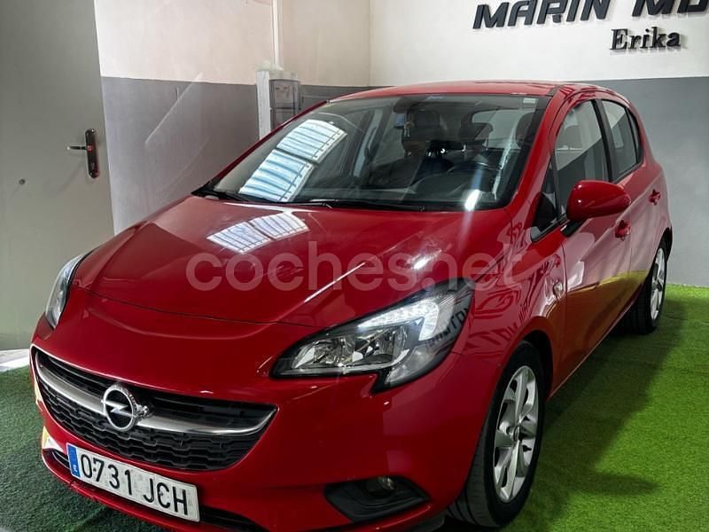 Rojo Usado 2015 Opel Corsa Selective Berlina | 8299 € (Precio justo) - Imagen 1/4