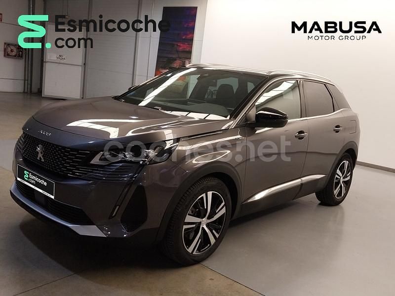 Gris Usado 2022 Peugeot 3008 GT SUV | 23.990 € (Precio justo) - Imagen 1/4