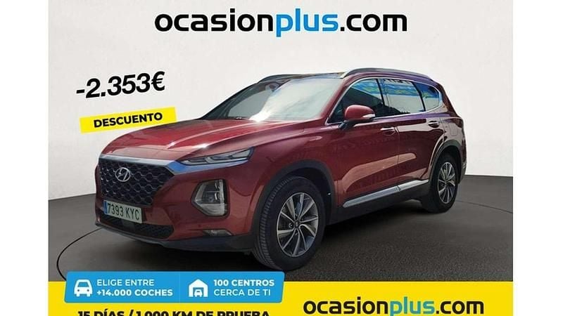 Rojo Usado 2019 Hyundai Santa Fe SUV | 23.537 € (Precio justo) - Imagen 1/4