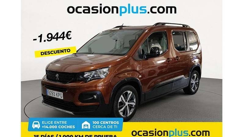 Marrón Usado 2018 Peugeot Rifter GT-line Monovolumen | 19.446 € (Precio justo) - Imagen 1/4