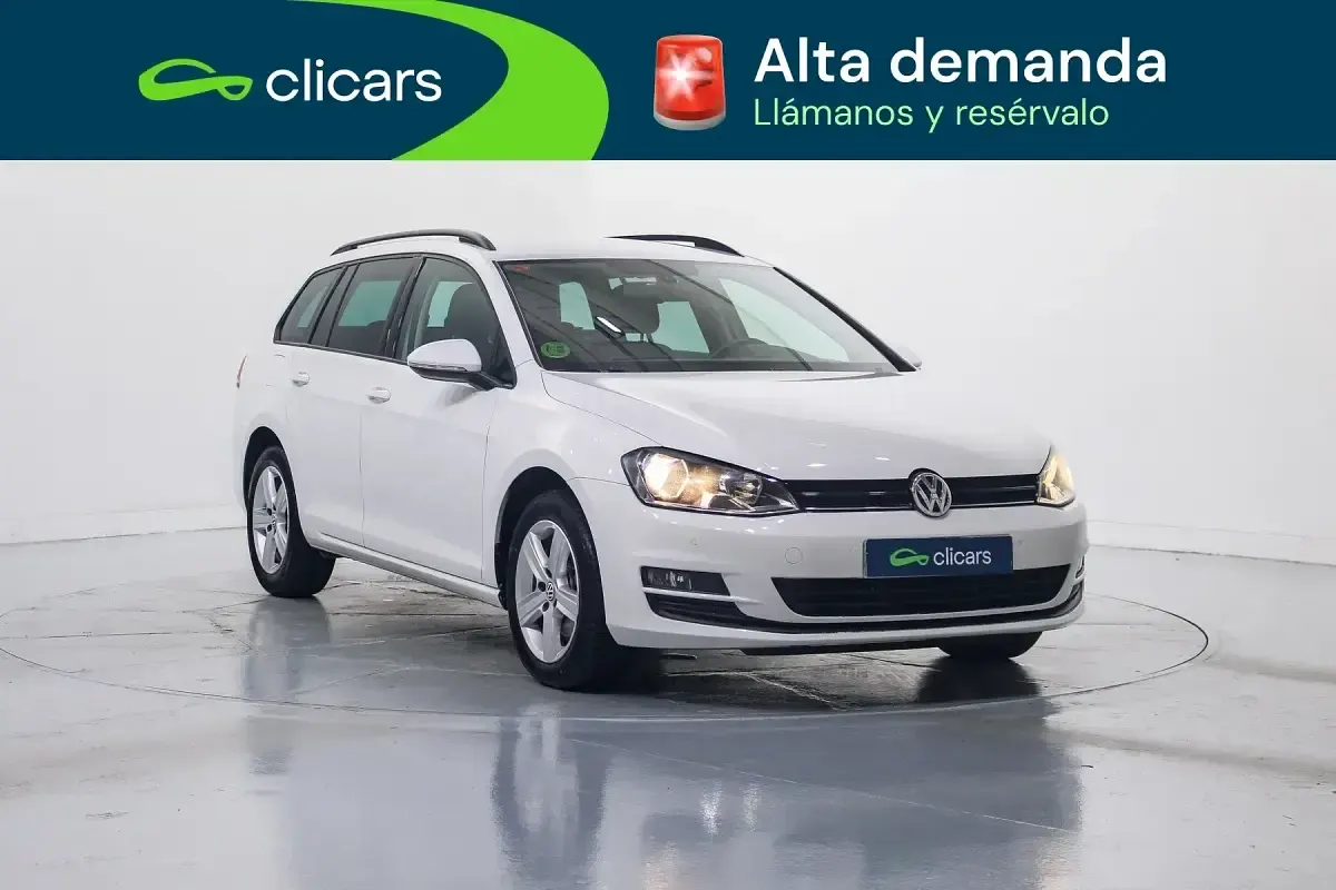 Usado VW Golf VII Advance 110 CV (80 kW) 2016 Blanco Familiar