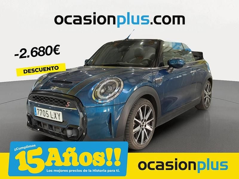 Azul Usado 2022 Mini Cooper S Cabriolet Descapotable | 29.490 € (Precio justo) - Imagen 1/4