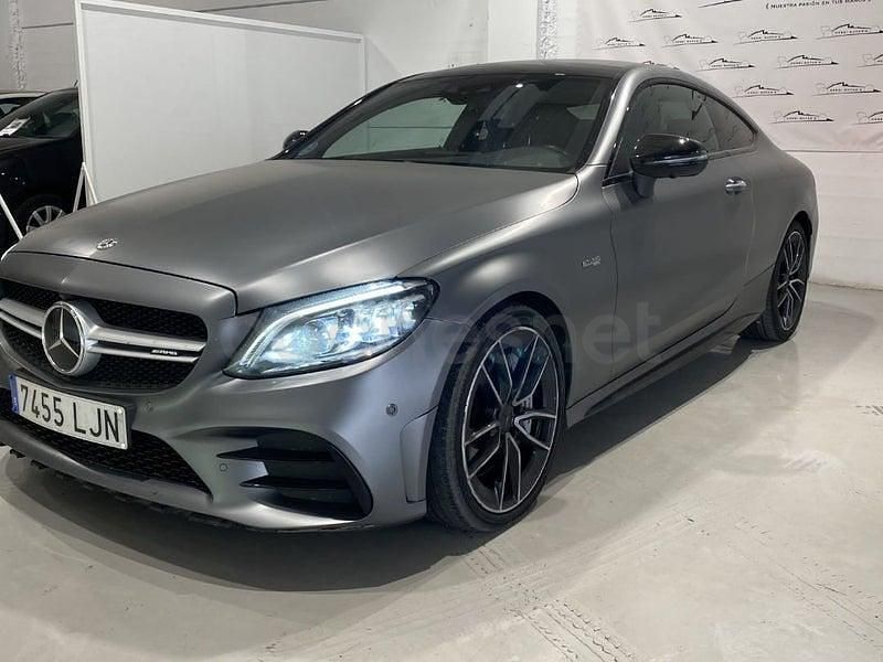 Usado Mercedes C43 AMG 390 CV (286 kW) 2020 Gris / plata Coupe