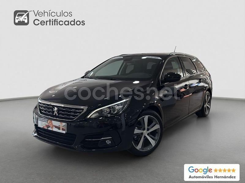 Negro Usado 2020 Peugeot 308 Allure Familiar | 13.980 € (Precio justo) - Imagen 1/4
