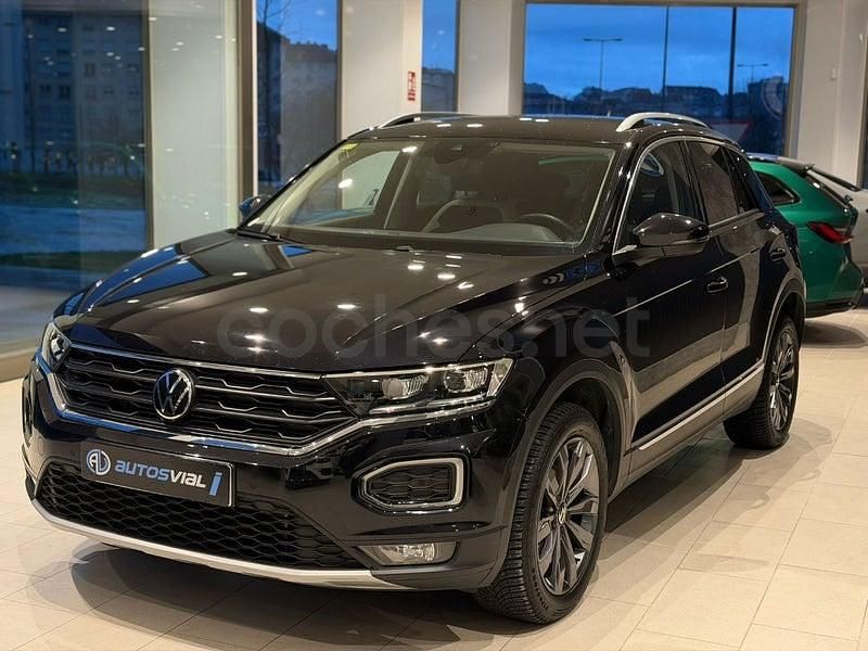 Usado VW T-Roc Sportline 150 CV (110 kW) 2020 Negro SUV
