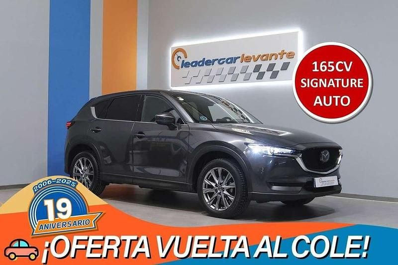 Gris Usado 2020 Mazda CX-5 Signature SUV | 25.500 € (Un poco caro) - Imagen 1/4