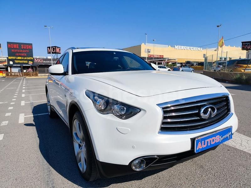 Blanco Usado 2013 Infiniti QX70 Premium SUV | 17.950 € (Un poco caro) - Imagen 1/4