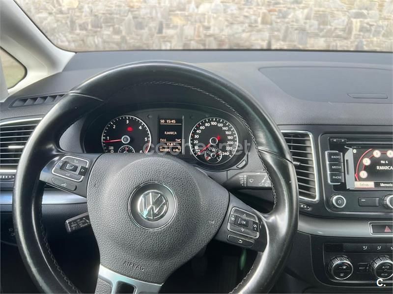 Usado VW Sharan Advance 140 CV (102 kW) 2012 Negro Monovolumen