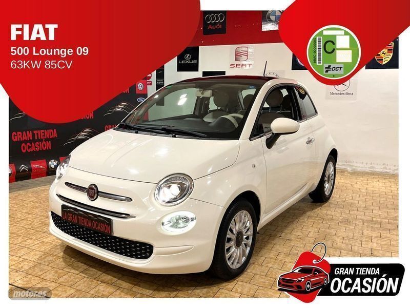 Blanco Usado 2019 Fiat 500 Lounge Berlina | 11.480 € (Precio justo) - Imagen 1/4