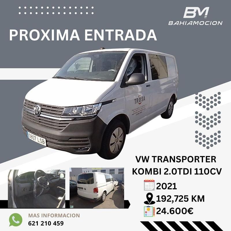 Blanco Usado 2021 VW T6.1 Van | 24.300 € - Imagen 1/1