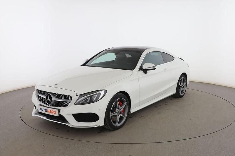 Blanco Usado 2017 Mercedes C300 AMG line Coupe | 28.899 € (Buen precio) - Imagen 1/3